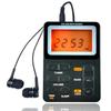 Pocket AM/FM Radio Portable LCD Display Radio Receiver Mini MP3 Player with Earphone Universal Walkman Support TF Card Play