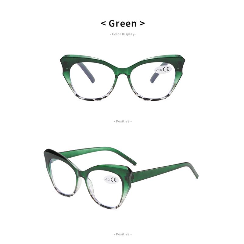 Женские очки для чтения «кошачий глаз» с защитой от синего света и коррекцией дальнозоркости