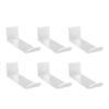 6pcs Acrylic Headband Holder Wall Clear Hanging Headband Organizer Storage Wall Mounted Headband