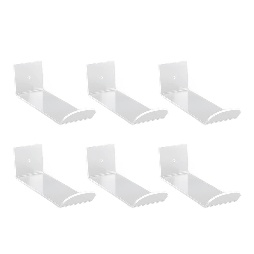 6pcs Acrylic Headband Holder Wall Clear Hanging Headband Organizer Storage Wall Mounted Headband