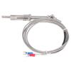 Compression Spring K Type Thermocouple Shielded Wire Temp Measuring Probe  Temperature Measuring