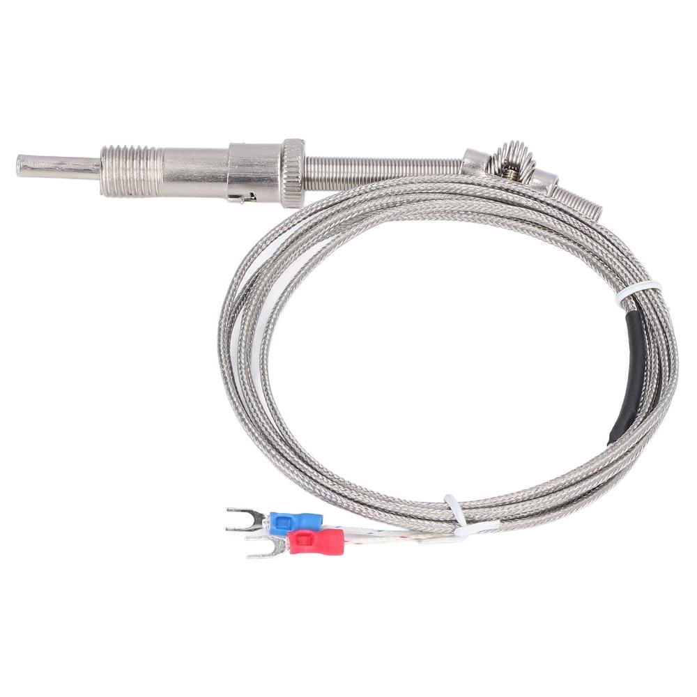 Compression Spring K Type Thermocouple Shielded Wire Temp Measuring Probe Temperature Measuring