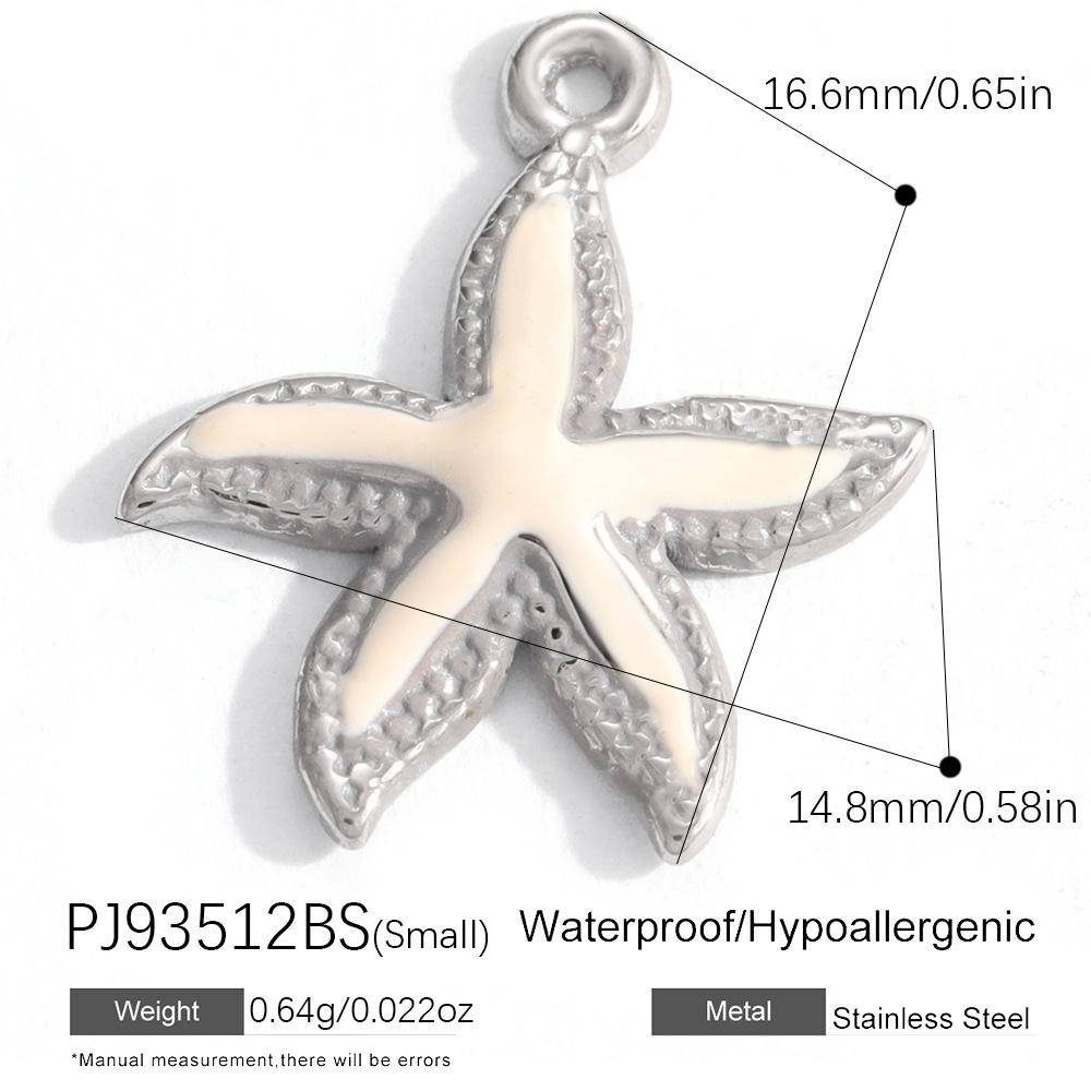 Heart Cat Dog Owl Oil Drop Ocean Style Pendants 18K Gold Plated Stainless Steel Charms Fashion Jewelry Gold Pendants