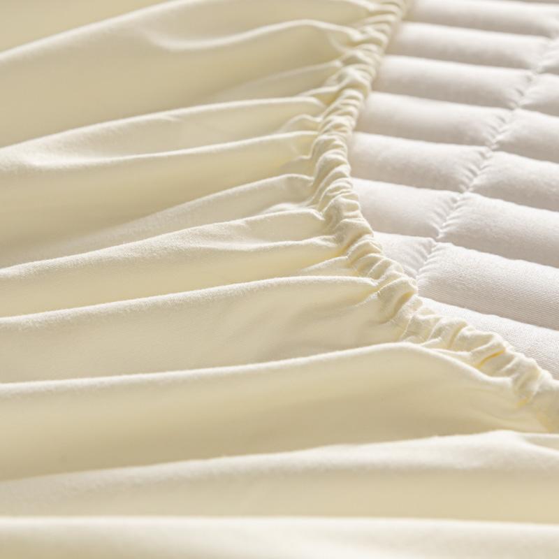 1 шт., утолщенная стеганая простыня для двуспальной кровати, однотонное хлопковое покрывало с защитой от клещей, Fundas de colchón King, наматрасник 180
