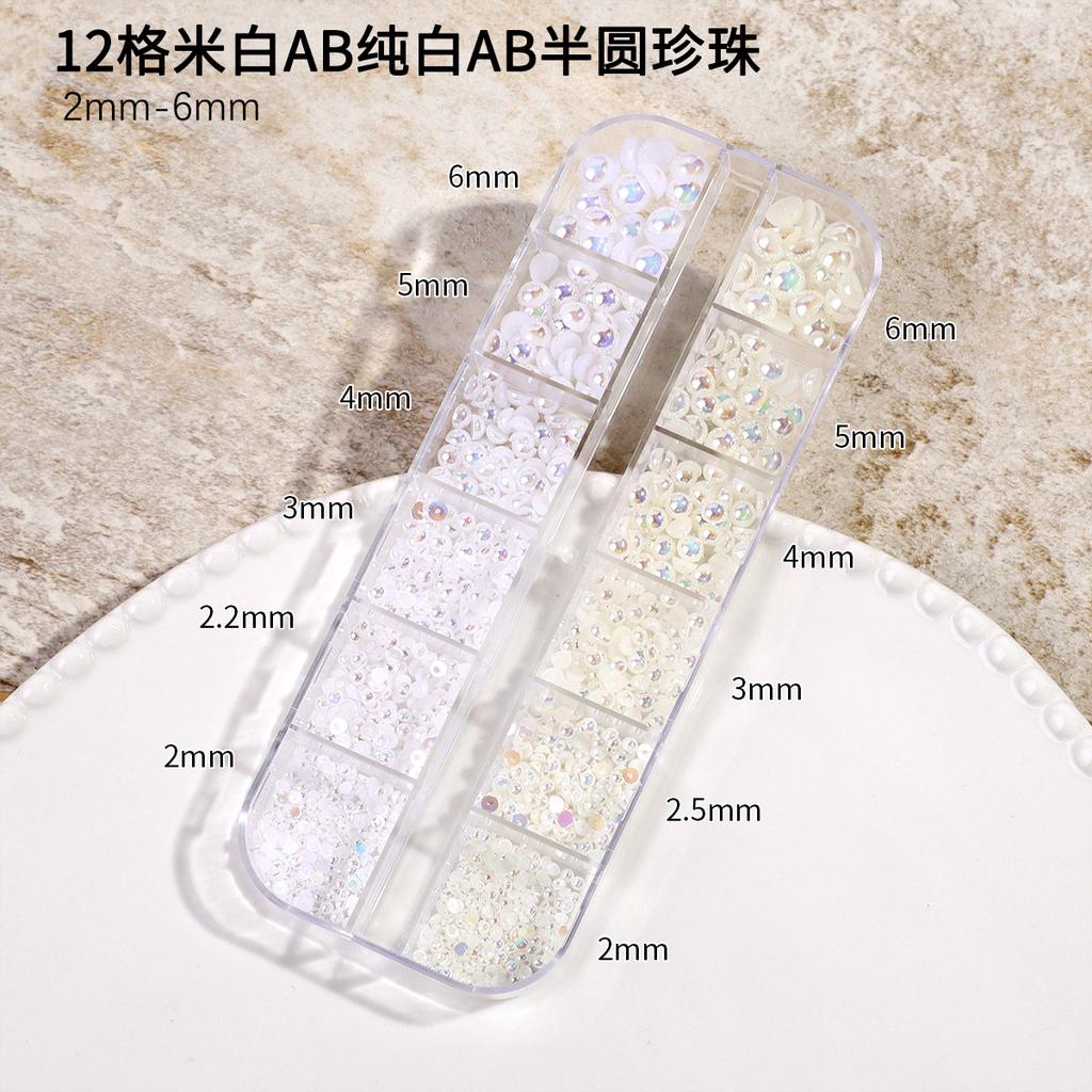 Японский маникюр с плоским дном, Чисто-бежевый жемчужный, Полукруглый, Полнокруглый хайлайт, Не отслаивается, Не выцветает, Аксессуары для ногтей