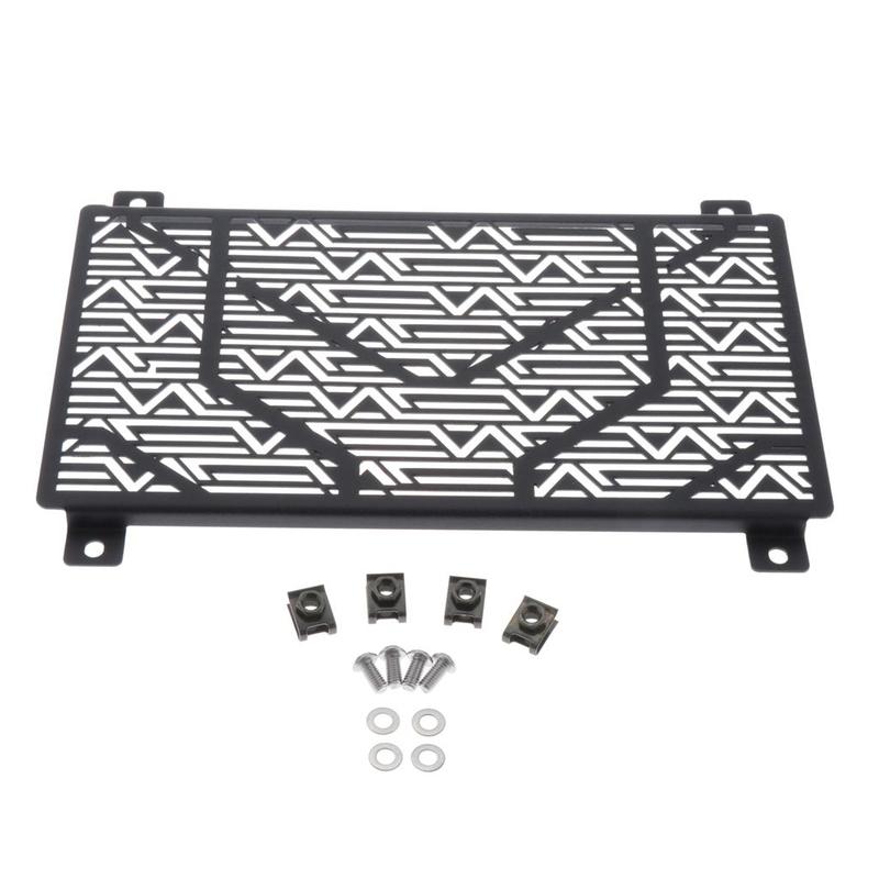 Cooler Grille Guard Motorcycle Radiator Protector Black Aluminum for Kawasaki Ninja400 Ninja250 2018 2019