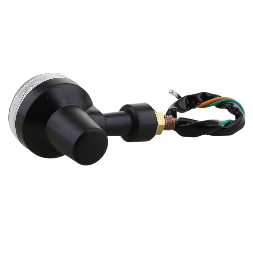 12V Универсальный мотоциклетный указатель поворота Круглый индикаторный фонарь Тип 2
