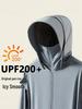 Худи с защитой от солнца из ледяного шелка UPF 200+ - Унисекс, Летнее 2026, Защита от УФ