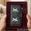 Unique French Bulldog Pattern Men's Large Capacity Wallet with Business Card Slot and Cash Pocket, Suitable for Formal Occasions and Office Use,