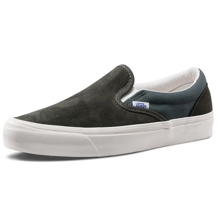 Vans OG Классические кеды-слипоны Forest Night Унисекс Зеленые VN000UDFU9Q