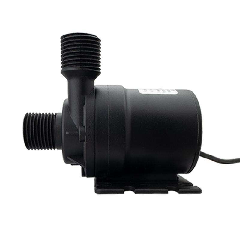 Silent DC12V Brushless Motor DC24V 1000L/H 8M Head 1/2" Waterproof Submersible Pump Fountain Water Heater Shower Booster Pump