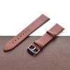 Universal Watch Strap - Ultra-Thin Top Grain Cowhide Leather with 5 Sizes (16mm, 18mm, 20mm, 22mm, 24mm) - Classic Pin Buckle Design