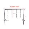 Pet Grooming Arm with Clamp Heavy Duty Stainless Steel Frame for 100~120cm Beauty Table Dog Cat Bathing Hairdressing Support