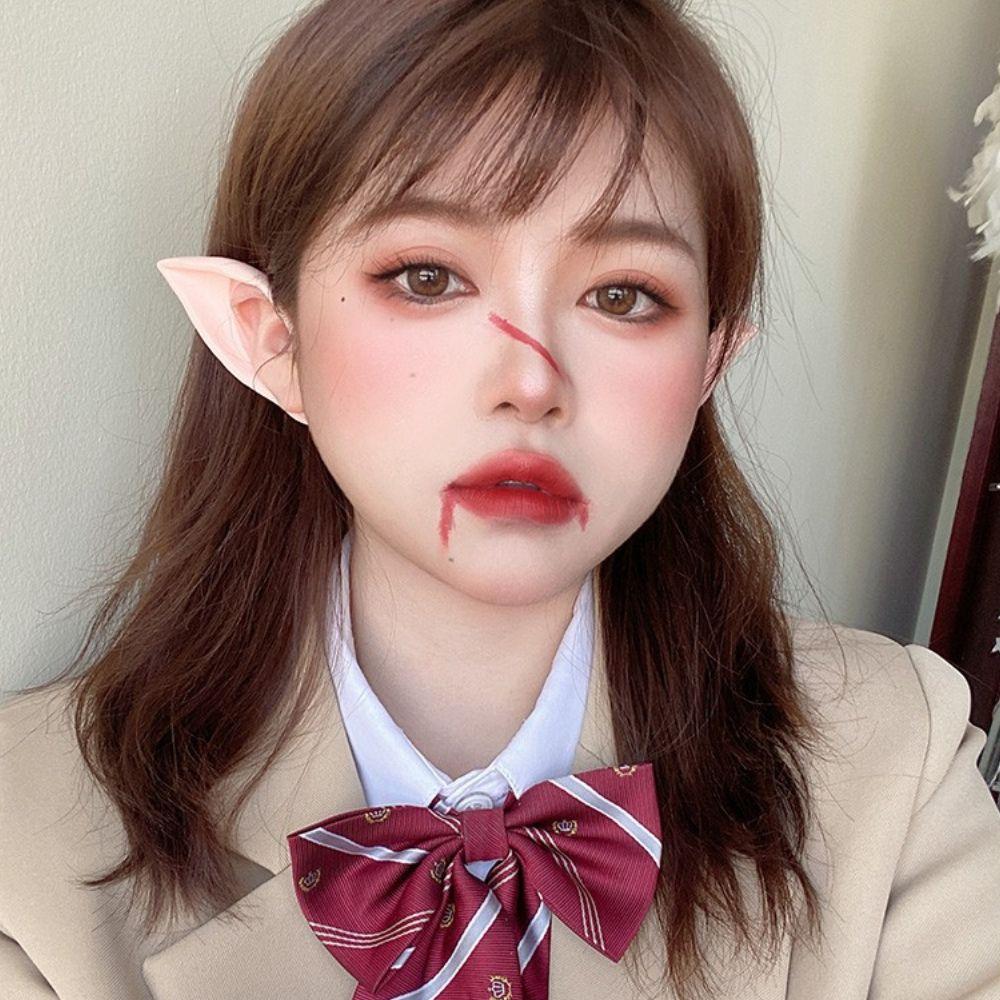 Cute Fairy Cos Accessories Role Play Ear Cuff Jewelry Women Earrings False Ears Elf Ears