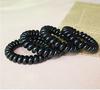 1 шт., женские резинки для волос, новые черные эластичные резиновые резинки для телефона, стильные резинки для волос и пластиковая веревка