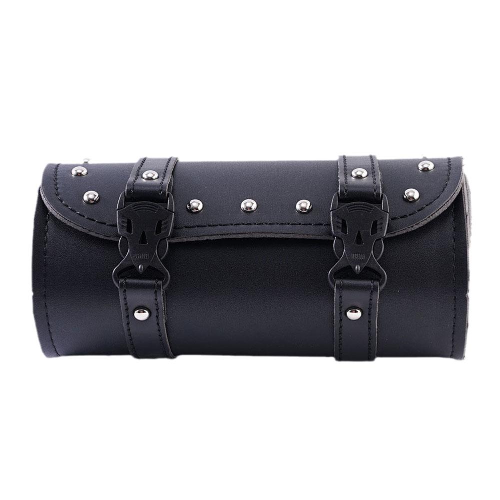 Universal Motorcycle Handlebar Bag Waterproof Storage Bag Large Leather Capacity Holder Tools Saddlebags Pocket I5a5