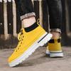 Fashion 2025 Autumn Niche Design Men's Fashion Trend Thick Soled High Top Shoes Versatile Comfortable Non Slip Casual Chunky Short Boots
