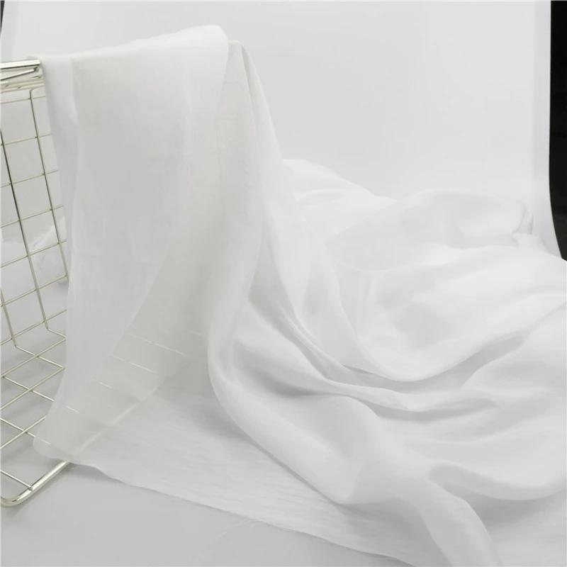 100x150 см шелковый хлопковый материал ткань однотонная для нижней подкладки юбки одежда ткань одежда DIY швейная оптовая продажа