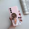 Cover Case For Samsung A34 5G Phone Shell On Samsung Galaxy A54 5G Back Cover Girl Silicone Soft Casing Shockproof Bumper Fundas