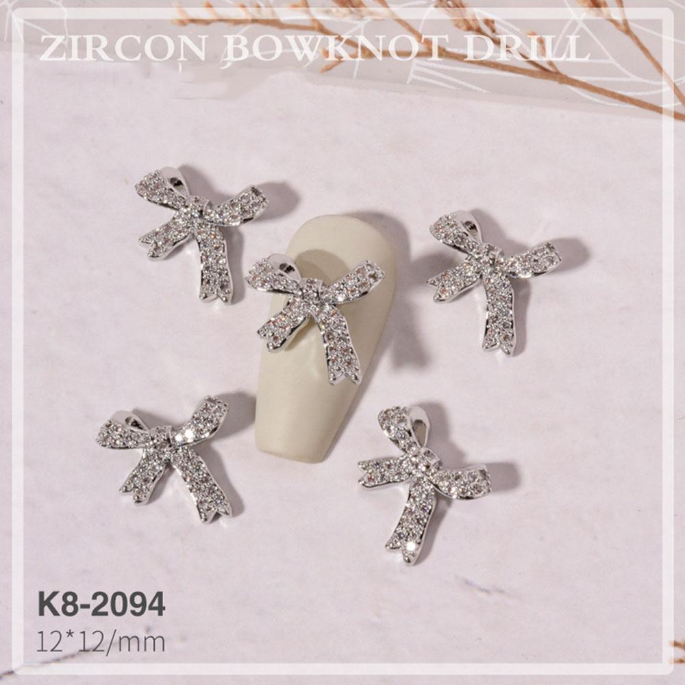 Украшения Роскошные DIY Украшения для нейл-арта Стразы для ногтей Аксессуары для маникюра Бантики Ювелирные изделия