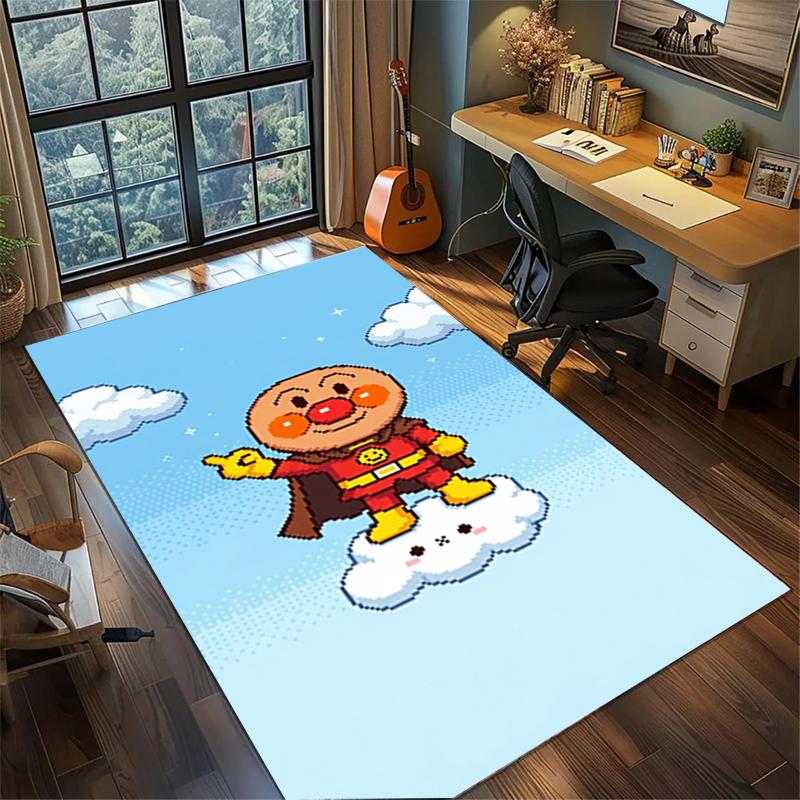 Non Slip Washable Bread Superman Rug Large Area Carpet for Bedroom Gamer Room Home Decor