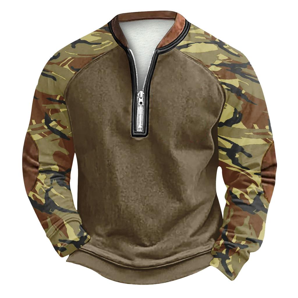 Men's Winter  Buckle Sweatshirt Men's Printed Men's Sweatshirt