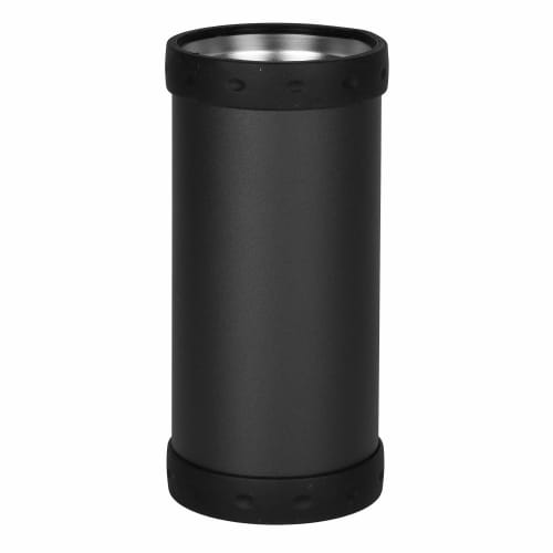 Pearl Metal Vacuum Insulated Can Holder, Can Cooler, Can Cooler/Tumbler Compatible, 2-Way Type, Fits 500ml Cans, Outdoor Use, Black, BLKP, D-5721