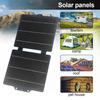 Solar Panel 10W High-Power Output Lightweight Portable Dual USB Type-C Interfaces ETFE Scratch-Proof Surface Solar Panel