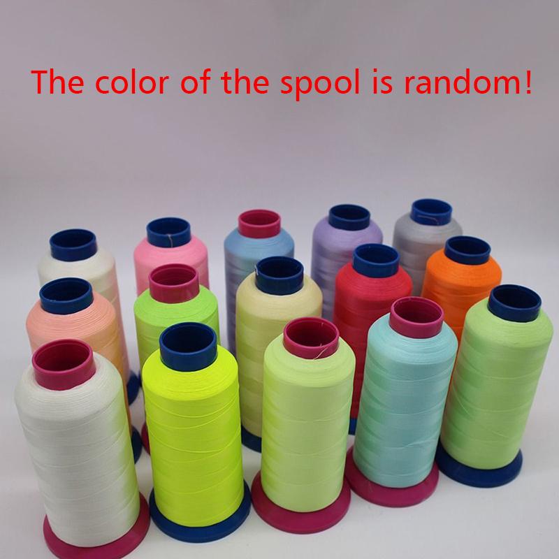 1 рулон 1000 ярдов светящейся швейной нити для шитья одежды, вышивальная нить, ноктюрнесцентная катушка, DIY рукоделие, вышивка крестом