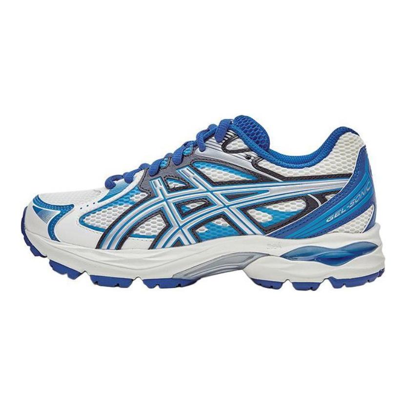 Asics Gel-Sonic Gs Дышащие Легкие Кроссовки для Бега Детские Кроссовки Белый Синий 1014A385-102