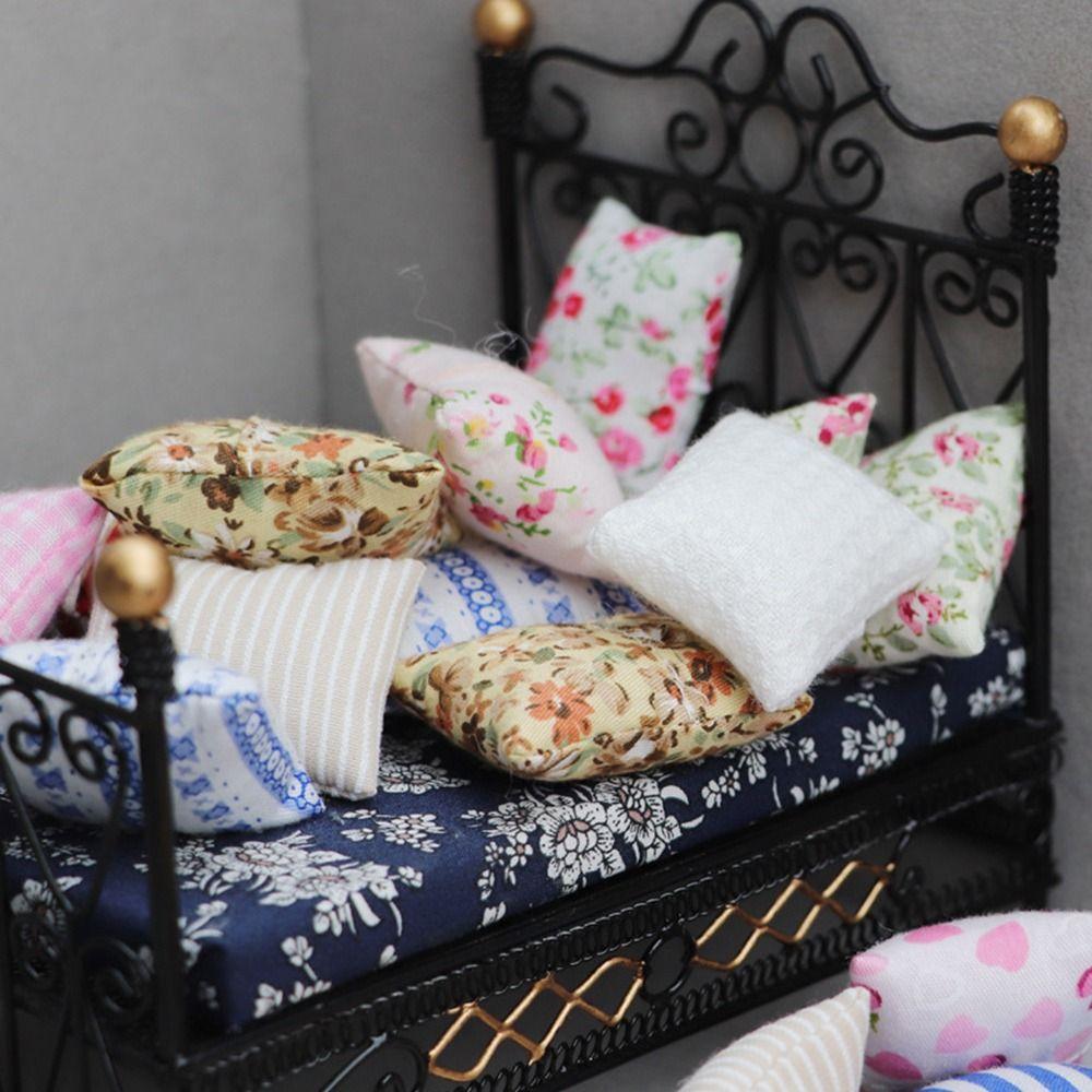 Аксессуары Деревянный Стол Стол Мебель Игрушки Кукольный Дом Декорация Кукольный Дом Диван Подушка