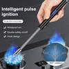 Электрическая зажигалка, гибкий шланг 360 градусов, портативная, ветрозащищенная, легкий поджиг, USB-перезаряжаемая импульсная зажигалка с двойными предохранителями AVE
