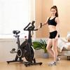 Indoor Stationary Bike With 15 Kg Flywheel LED Monitor Heart Rate Sensor Adjustable Handlebar And Seat
