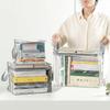 Foldable book box student dormitory classroom book organizer transparent waterproof household book organizing storage box Fun for All Ages