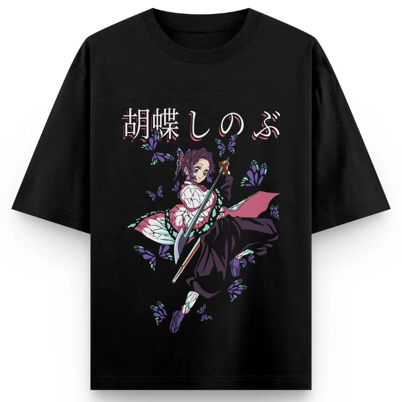 Demon Slayer Anime Printing Oversized Cotton Tshirt Men and Women Comfortable Fashion Street Y2K Summer Absorb Sweat Tshirt