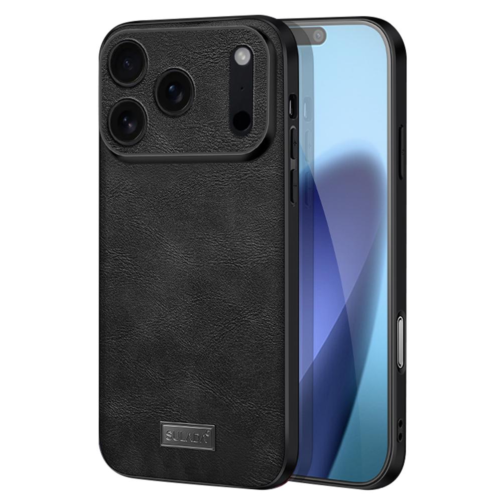 SULADA For iPhone 17 Pro Case PU Leather+TPU+PC Back Phone Cover