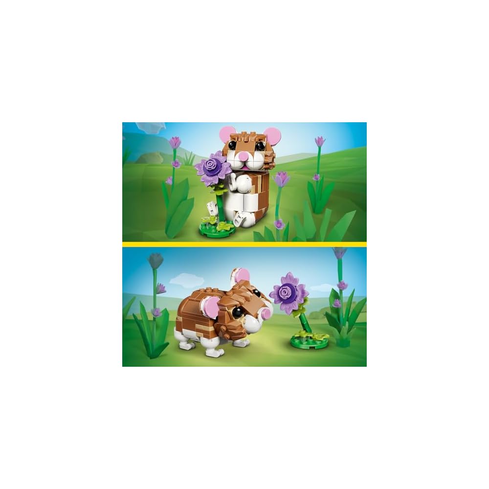 LEGO Creator Flower Loving Hamster Toy Set 7-9 Years Old Building Blocks for Kids