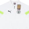 Puma 2022-23 Manchester City 1/4 молния тренировочные флисовые топы унисекс белые 767756-13