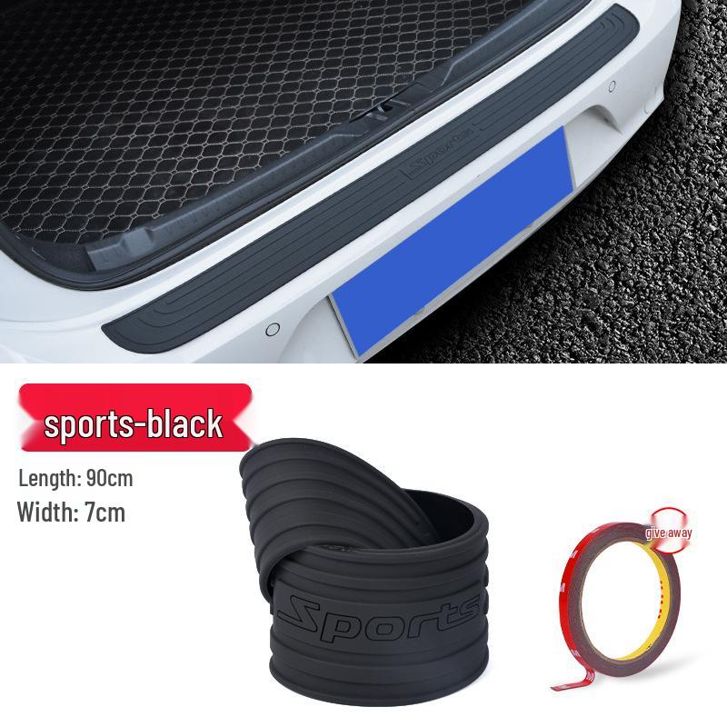 Резиновая защитная полоса от столкновений и царапин для багажника автомобиля