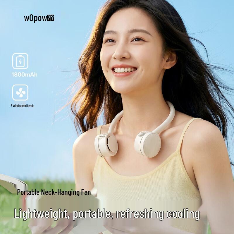 Портативный вентилятор на шею WOPOW