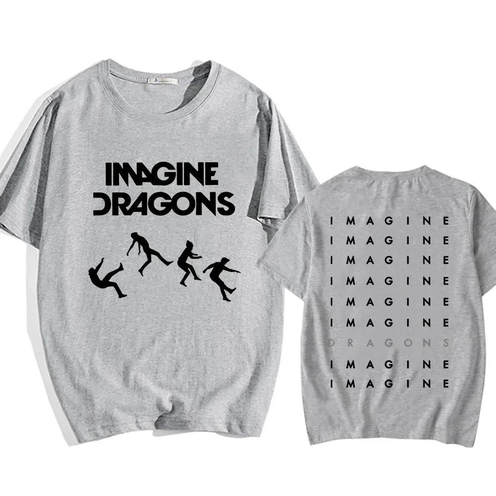 2026 Imagine Dragons Loom Tour T-shirt Short Sleeve Cotton Men Women T Shirt High Quality Soft Unisex Streetwear Hip Hop Fashion