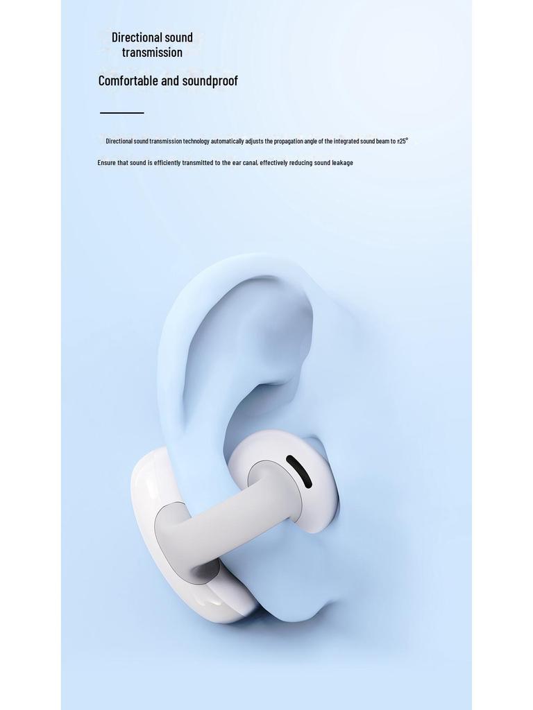 Спортивная гарнитура Bluetooth 5.3 с заушным креплением TWS с интеллектуальным шумоподавлением
