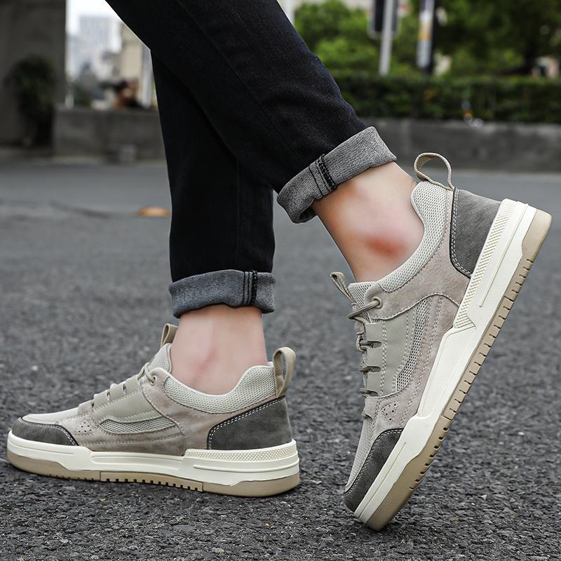 Модные мужские туфли для скейтбординга на шнуровке, универсальная мужская обувь, новые мужские кроссовки, повседневная обувь класса люкс для мужчин, удобная мужская обувь для ходьбы