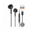Tech One Tech earTECH TEC1302 In-Ear Headphones- with Microphone- USB Type-C- Black