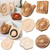 DIY Wood Beads Bracelet Holder Design Craft Storage Necklace Beading Plate Home