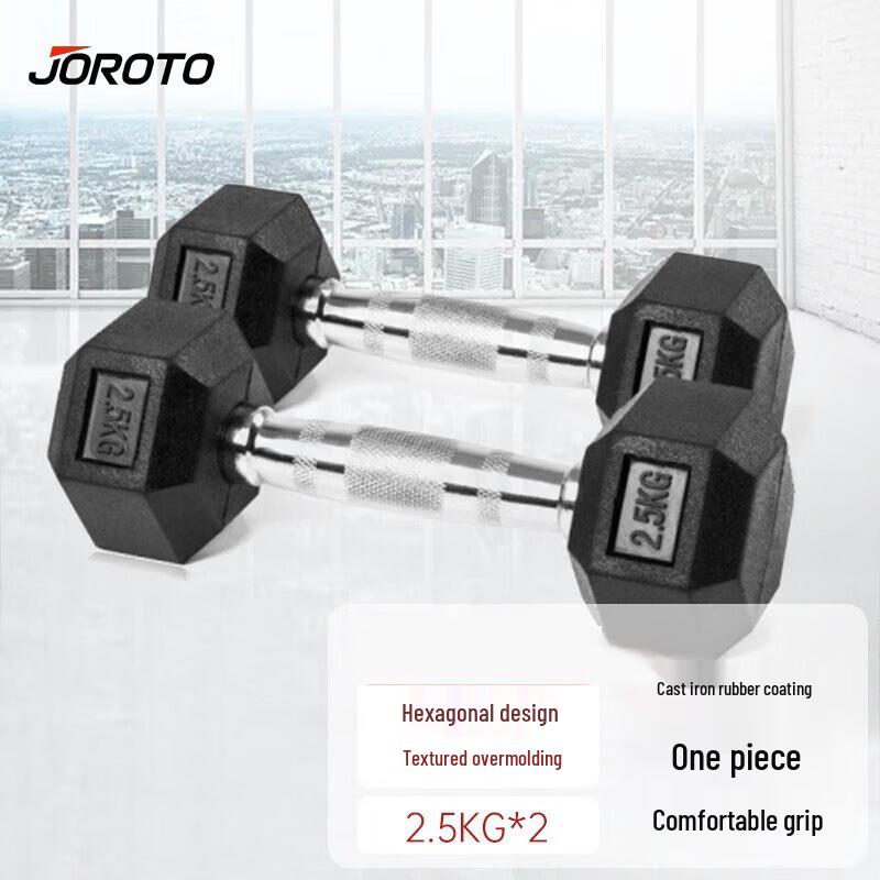 JOROTO Rubber-Coated Dumbbells
