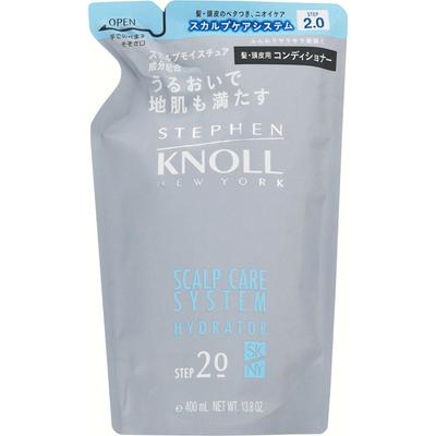 Steven Knoll Scalp Care System Hydrator Refill 400 мл Шампунь/кондиционер (премия) Для повторного наполнения контейнера: Крепко держите колпачок и отрежьте его.