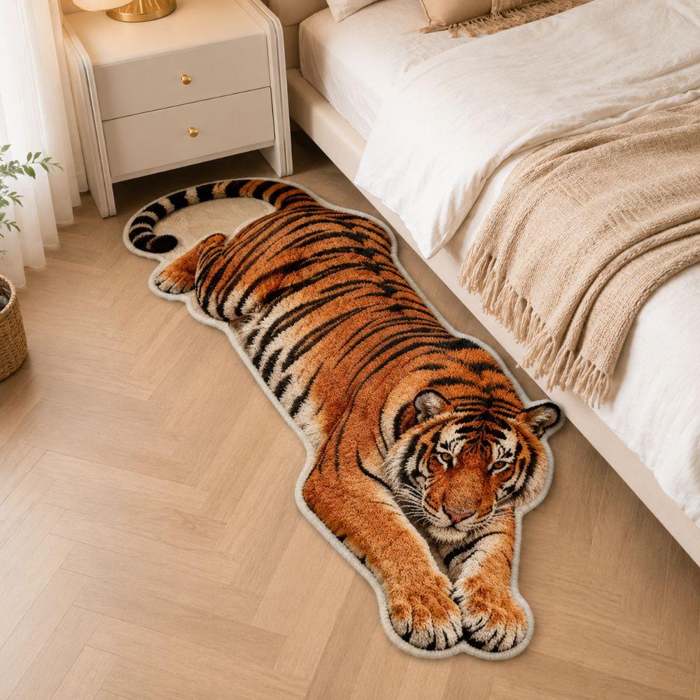Non-slip Bedside Rug Water-absorbing Doormat Unique Bedroom Carpet Home Decor