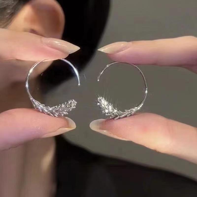 Элегантные лесные серьги-крючки с колосьями пшеницы: Уникальные, Модные, Универсальные серьги для женщин