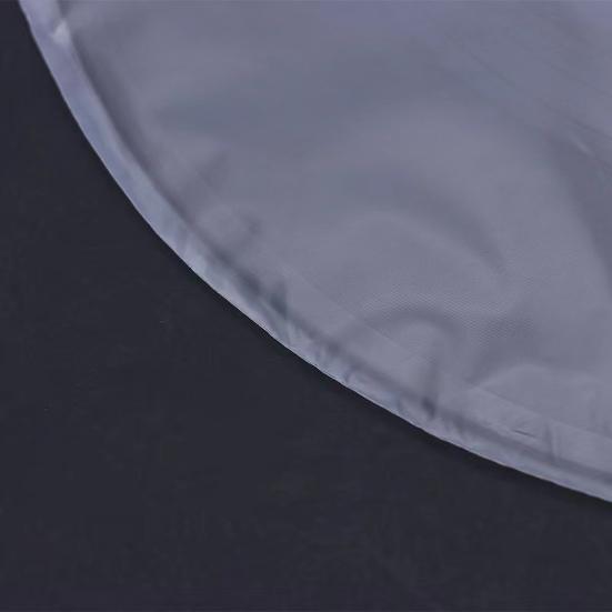 50Pcs Vinyl Record Inner Sleeves Dustproof Scratch-Resistant Anti-Static Plastic Round Bottom EP Protective Sleeves